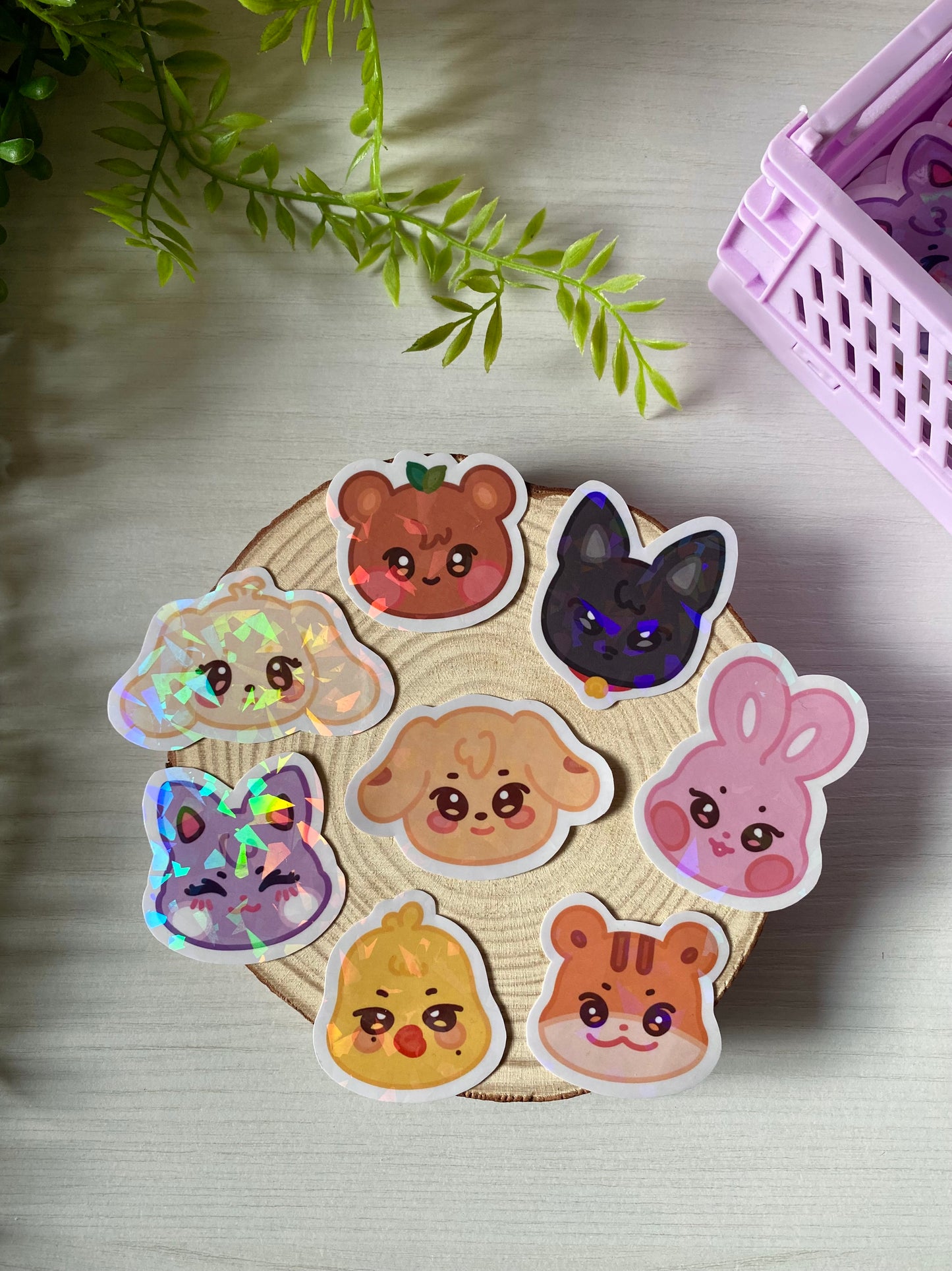ANITEEZ Holo Stickers
