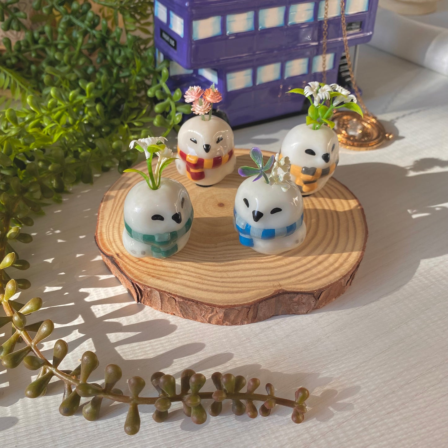 Owl Tiny Pots | Green