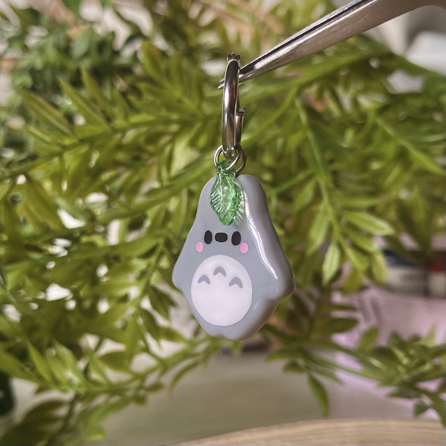Puffy Forest Guardian Earrings