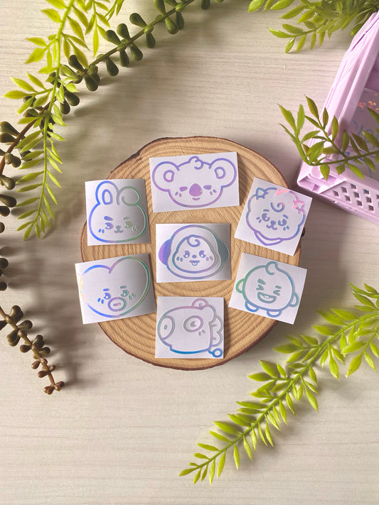 Baby BT21– Vinyl Decals | OT7 Full Collection