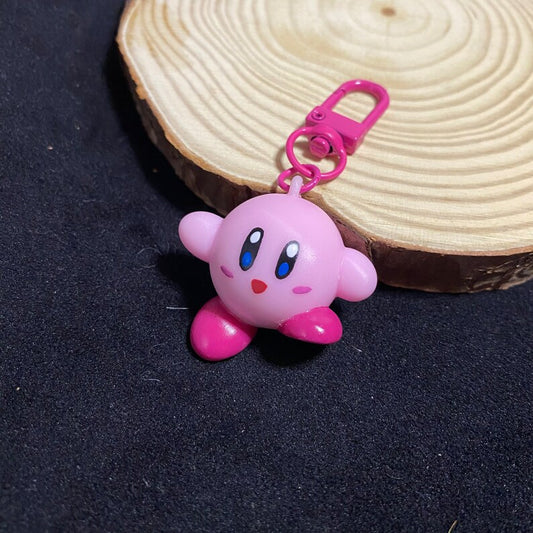 Pink Puffball keychain