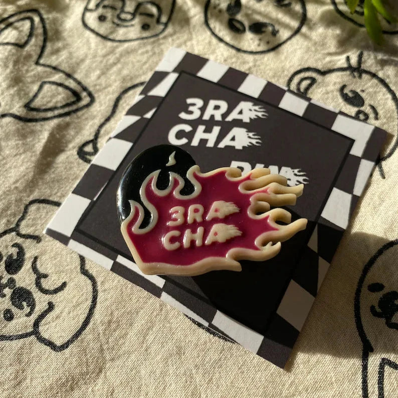 3RACHA Heart Pin