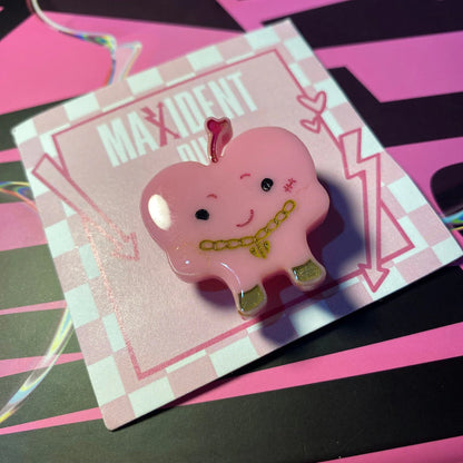 Pipi Heart Pin & Keychain