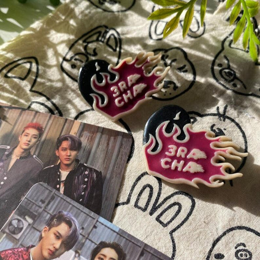 3RACHA Heart Pin