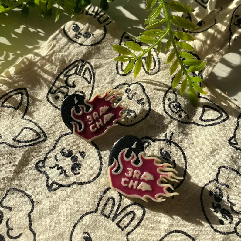 3RACHA Heart Pin