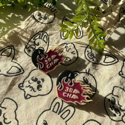 3RACHA Heart Pin